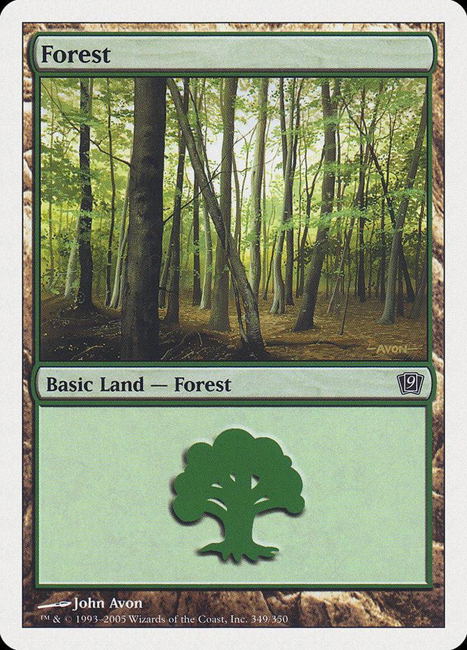 Forest (349) [Ninth Edition] - The Mythic Store | 24h Order Processing