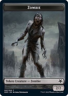 Zombie // Human Soldier Double-Sided Token [Game Night: Free-for-All Tokens] - The Mythic Store | 24h Order Processing