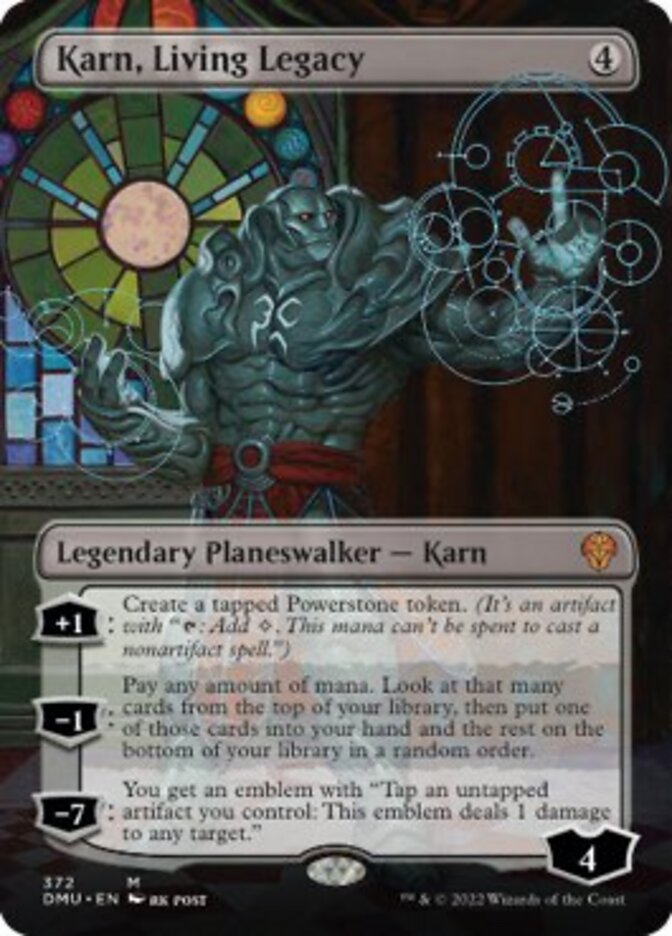 Karn, Living Legacy (Borderless) [Dominaria United] - The Mythic Store | 24h Order Processing