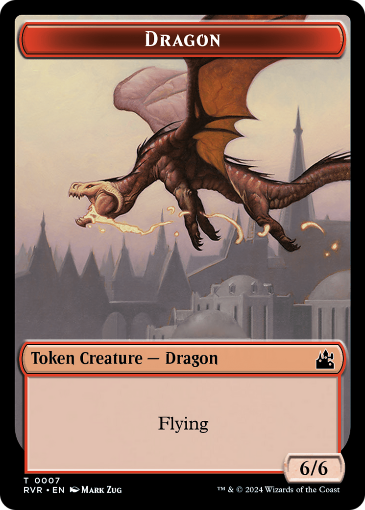 Dragon Token [Ravnica Remastered Tokens] - The Mythic Store | 24h Order Processing