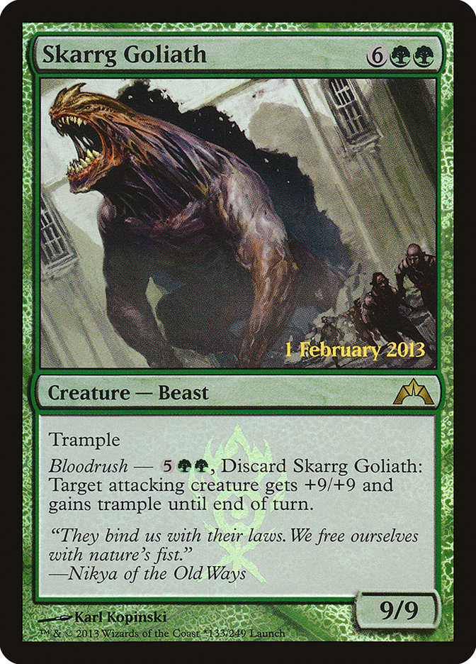 Skarrg Goliath (Launch) [Gatecrash Prerelease Promos] - The Mythic Store | 24h Order Processing