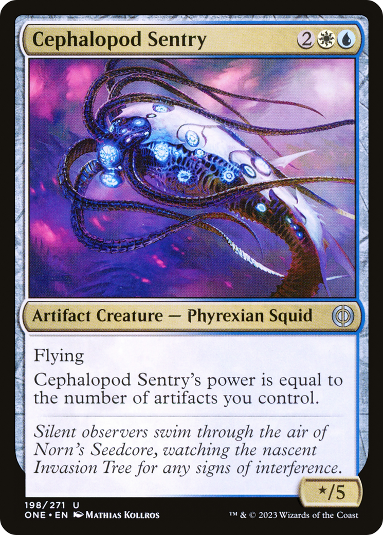 Cephalopod Sentry [Phyrexia: All Will Be One] - The Mythic Store | 24h Order Processing