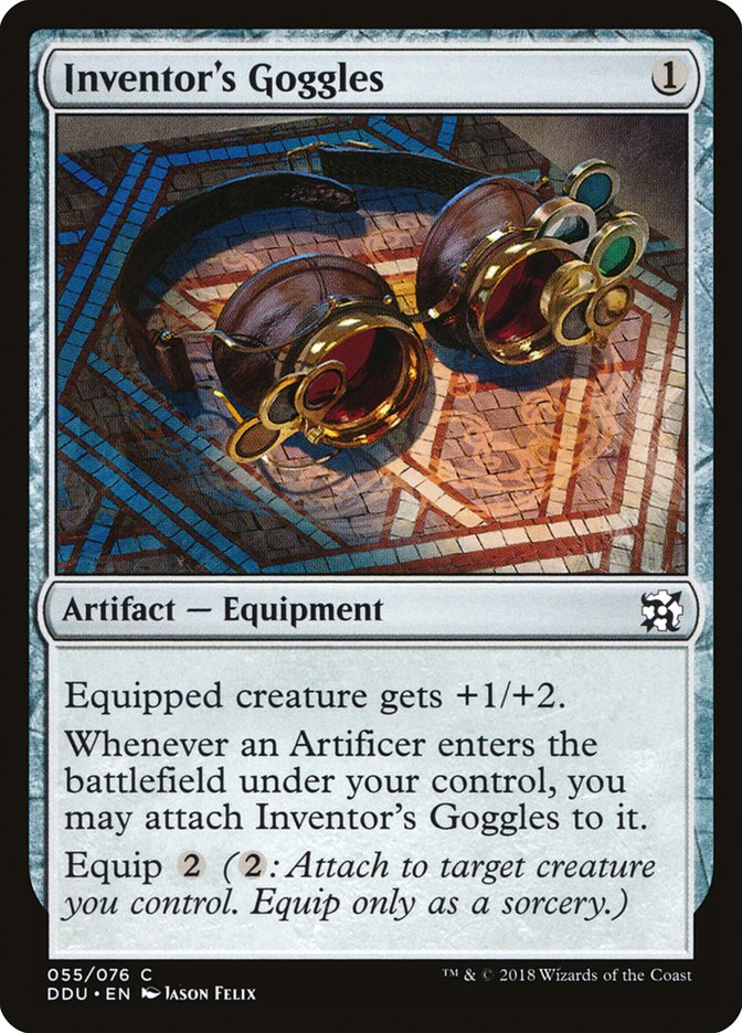 Inventor's Goggles [Duel Decks: Elves vs. Inventors] - The Mythic Store | 24h Order Processing