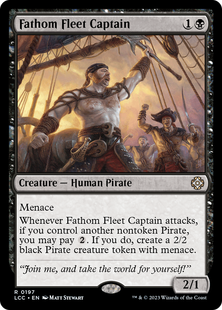 Fathom Fleet Captain [The Lost Caverns of Ixalan Commander] - The Mythic Store | 24h Order Processing