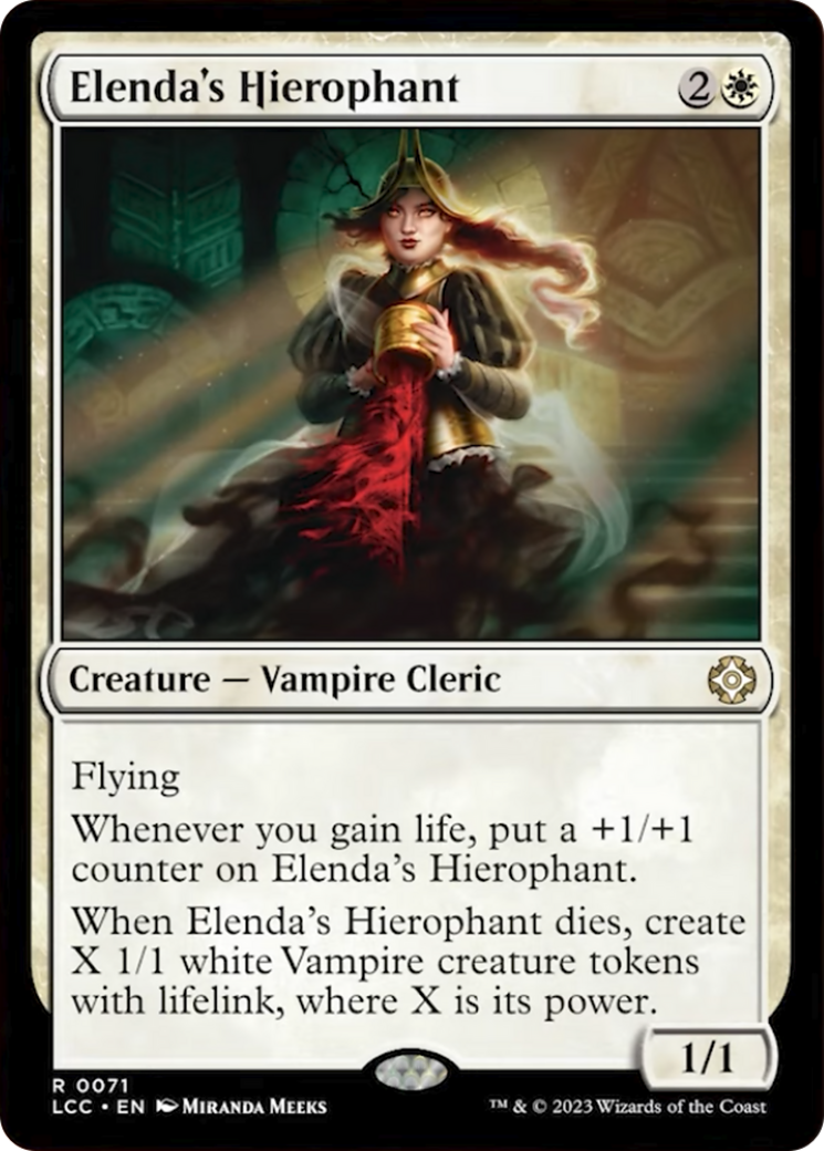 Elenda's Hierophant [The Lost Caverns of Ixalan Commander] - The Mythic Store | 24h Order Processing