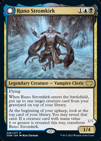Runo Stromkirk // Krothuss, Lord of the Deep [Innistrad: Crimson Vow] - The Mythic Store | 24h Order Processing