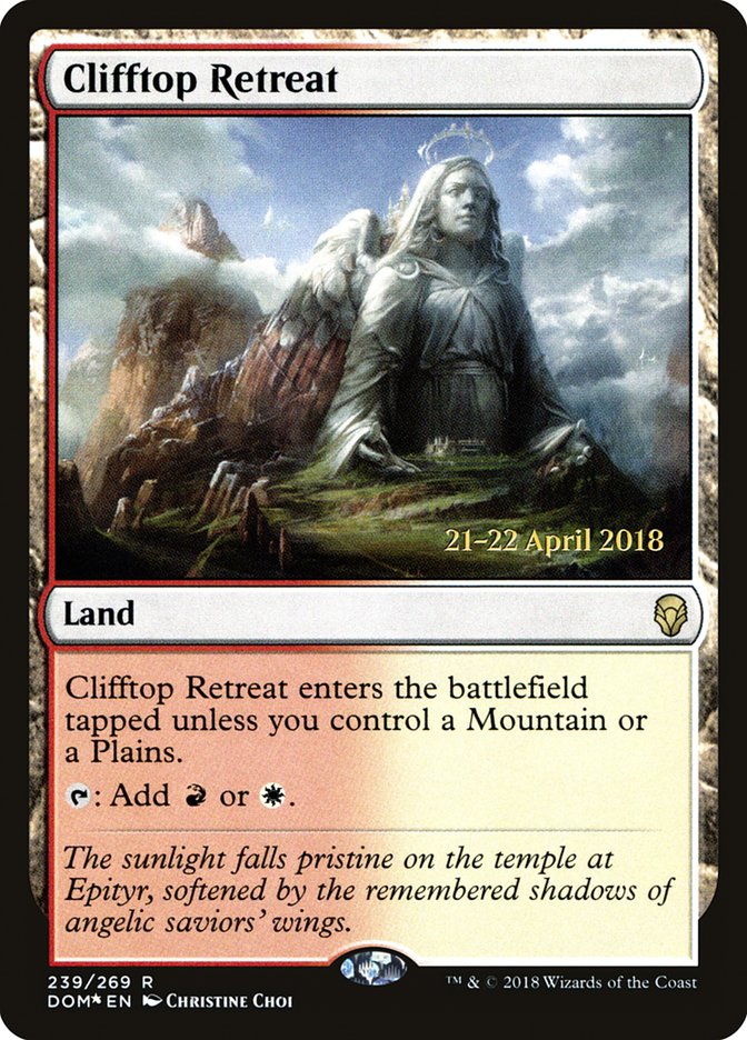 Clifftop Retreat [Dominaria Prerelease Promos] - The Mythic Store | 24h Order Processing