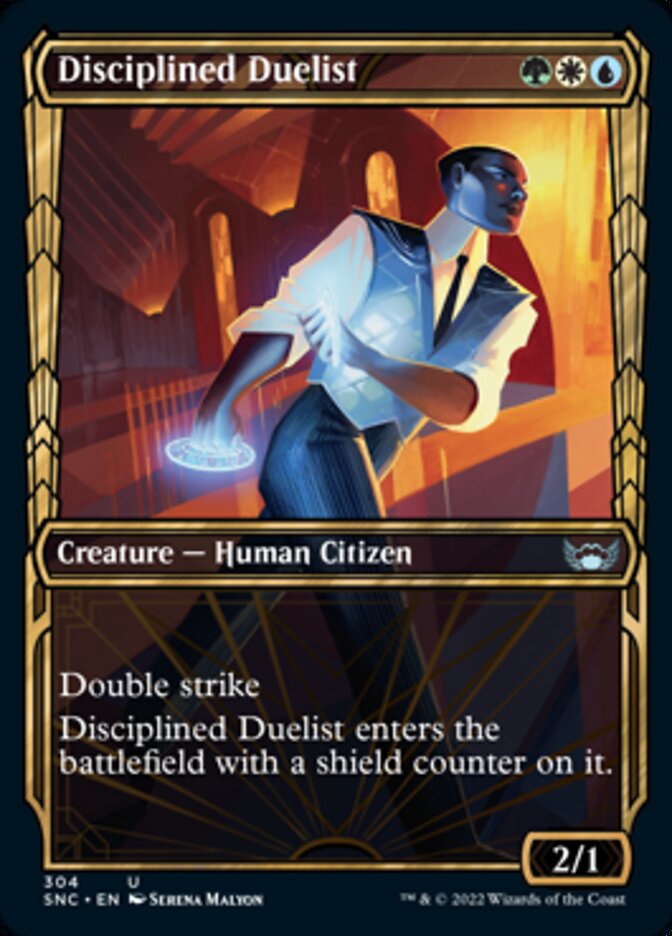 Disciplined Duelist (Showcase Golden Age) [Streets of New Capenna] - The Mythic Store | 24h Order Processing