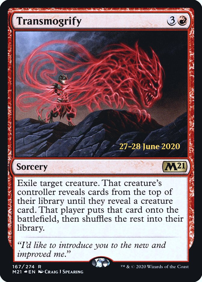 Transmogrify [Core Set 2021 Prerelease Promos] - The Mythic Store | 24h Order Processing