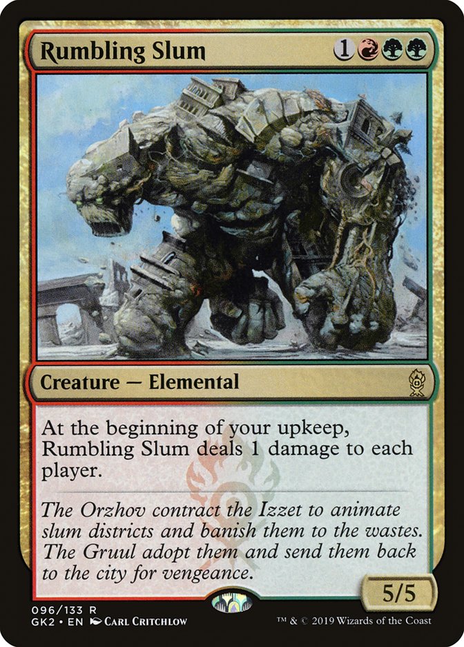 Rumbling Slum [Ravnica Allegiance Guild Kit] - The Mythic Store | 24h Order Processing