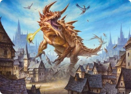 Tarrasque Art Card [Dungeons & Dragons: Adventures in the Forgotten Realms Art Series] - The Mythic Store | 24h Order Processing