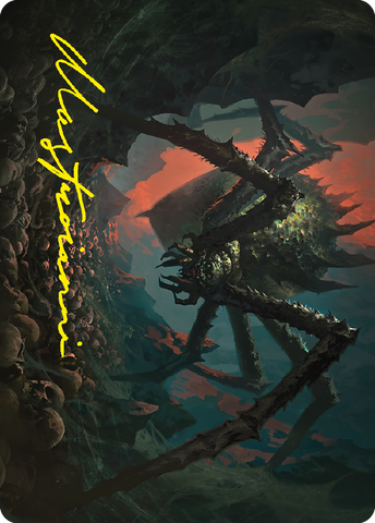 Shelob, Child of Ungoliant Art Card (Gold-Stamped Signature) [The Lord of the Rings: Tales of Middle-earth Art Series] - The Mythic Store | 24h Order Processing