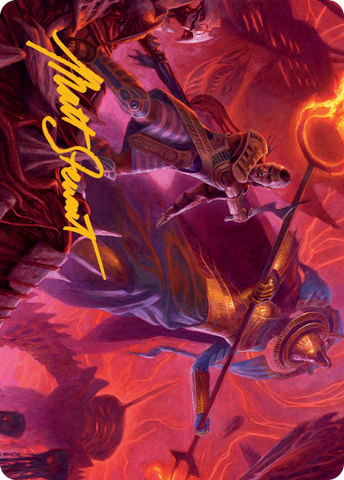 Djeru and Hazoret Art Card (Gold-Stamped Signature) [March of the Machine Art Series] - The Mythic Store | 24h Order Processing