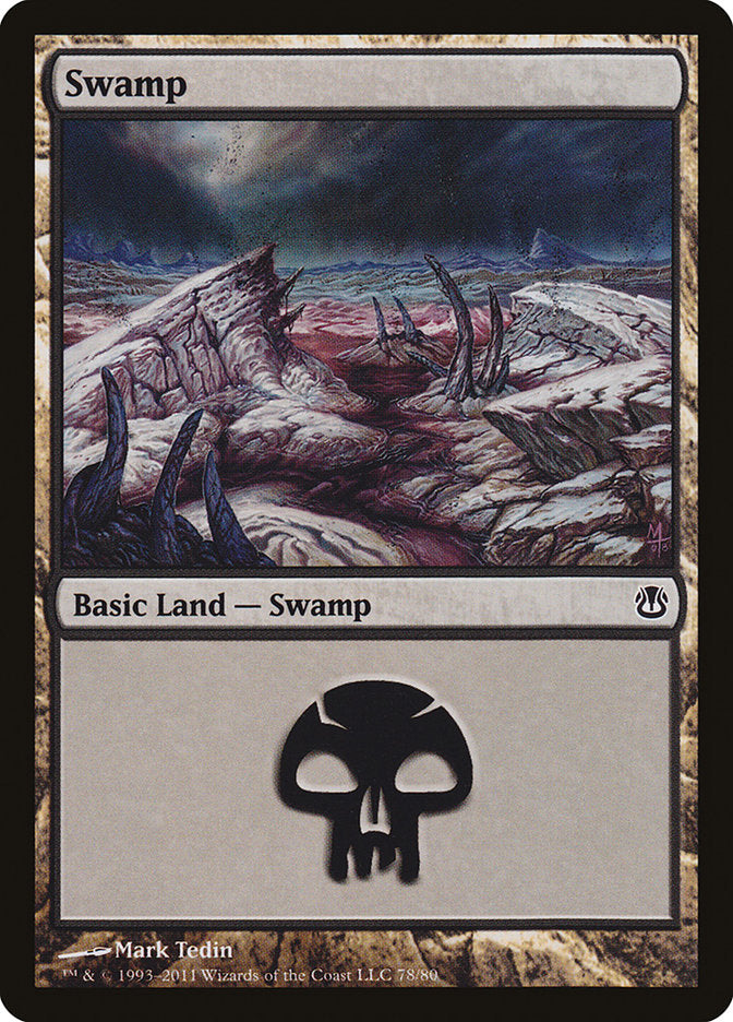 Swamp (78) [Duel Decks: Ajani vs. Nicol Bolas] - The Mythic Store | 24h Order Processing