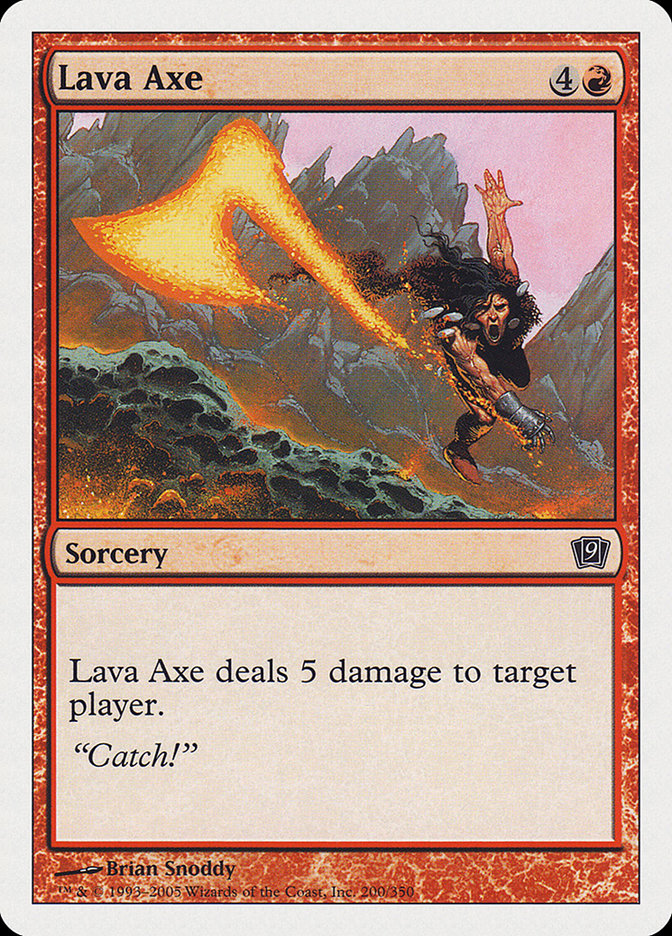 Lava Axe [Ninth Edition] - The Mythic Store | 24h Order Processing
