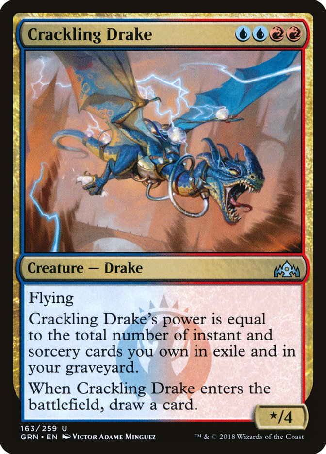 Crackling Drake [Guilds of Ravnica] - The Mythic Store | 24h Order Processing