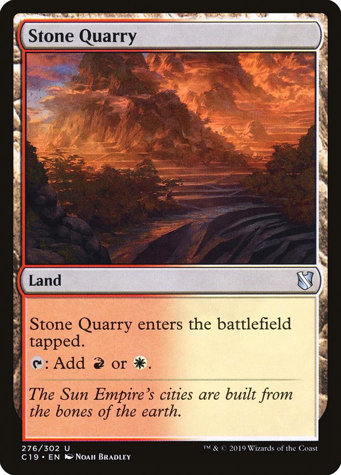 Stone Quarry [Commander 2019] - The Mythic Store | 24h Order Processing