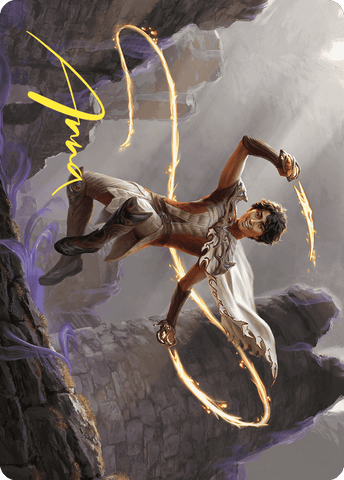 Kellan, the Fae-Blooded Art Card (Gold-Stamped Signature) [Wilds of Eldraine Art Series] - The Mythic Store | 24h Order Processing