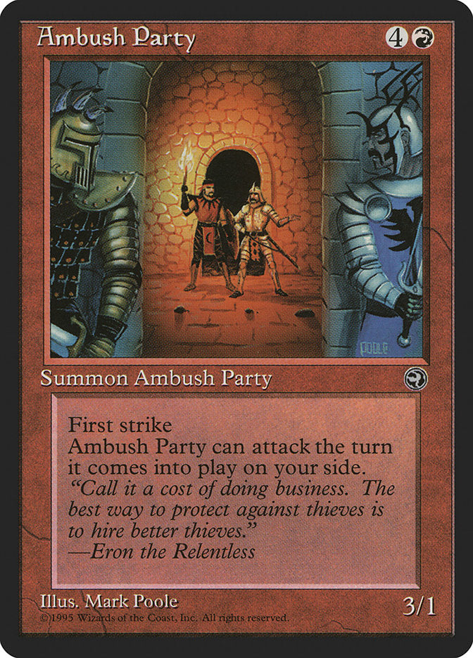 Ambush Party (Eron Flavor Text) [Homelands] - The Mythic Store | 24h Order Processing