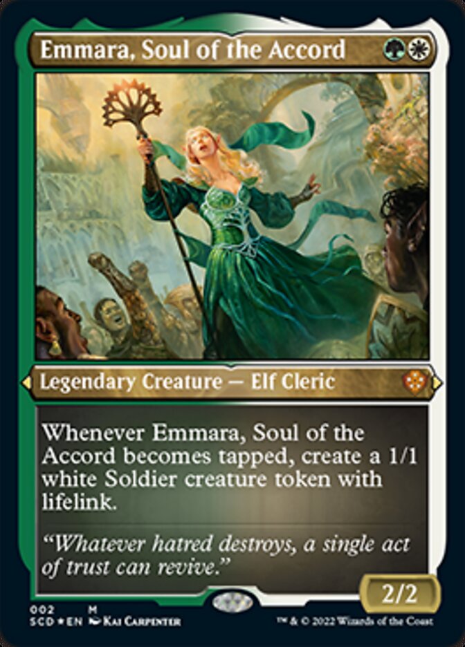 Emmara, Soul of the Accord (Foil Etched) [Starter Commander Decks] - The Mythic Store | 24h Order Processing