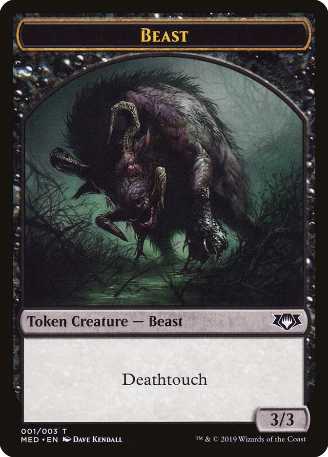Beast Token [Mythic Edition Tokens] - The Mythic Store | 24h Order Processing