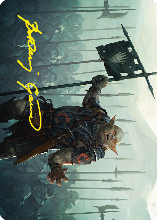 Ugluk of the White Hand Art Card (Gold-Stamped Signature) [The Lord of the Rings: Tales of Middle-earth Art Series] - The Mythic Store | 24h Order Processing