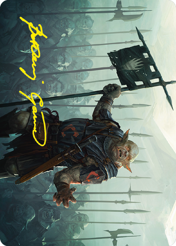 Ugluk of the White Hand Art Card (Gold-Stamped Signature) [The Lord of the Rings: Tales of Middle-earth Art Series] - The Mythic Store | 24h Order Processing