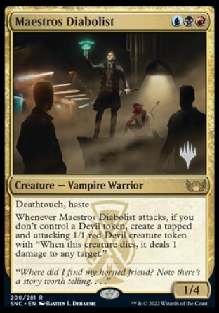 Maestros Diabolist (Promo Pack) [Streets of New Capenna Promos] - The Mythic Store | 24h Order Processing