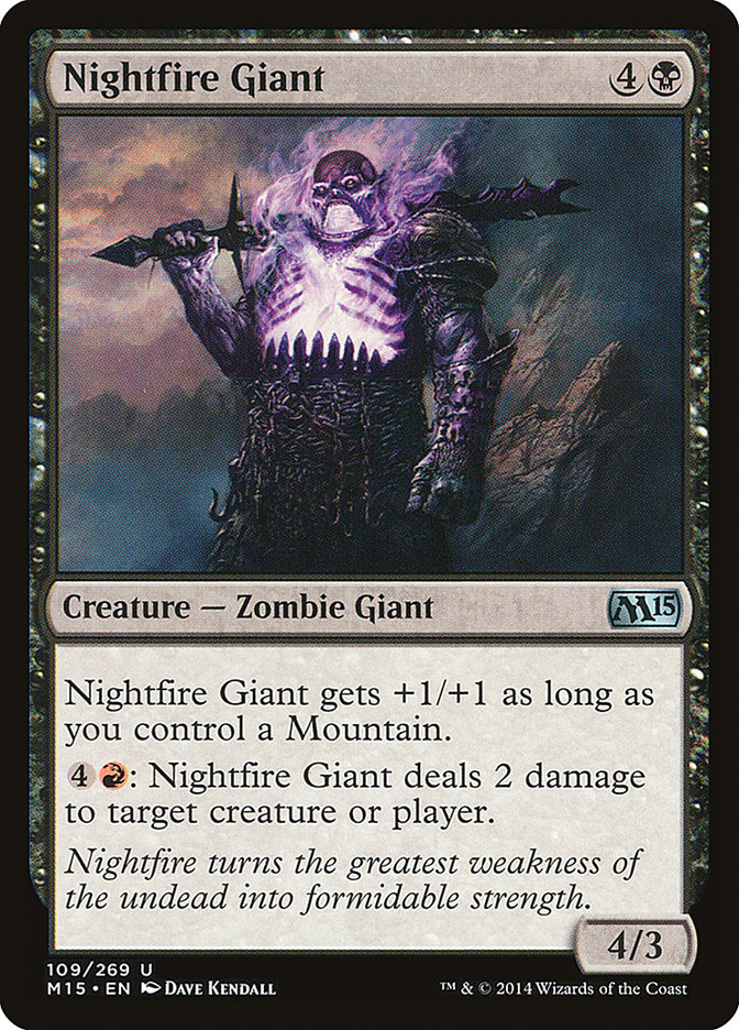 Nightfire Giant [Magic 2015] - The Mythic Store | 24h Order Processing