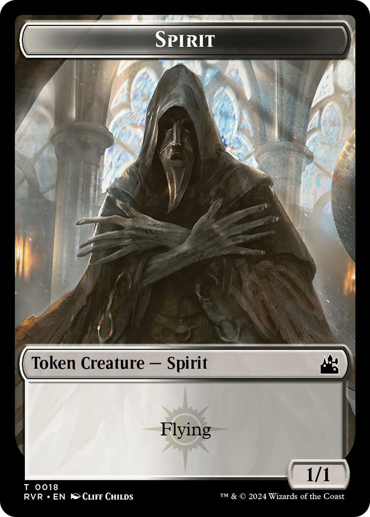 Spirit Token (0018) [Ravnica Remastered Tokens] - The Mythic Store | 24h Order Processing