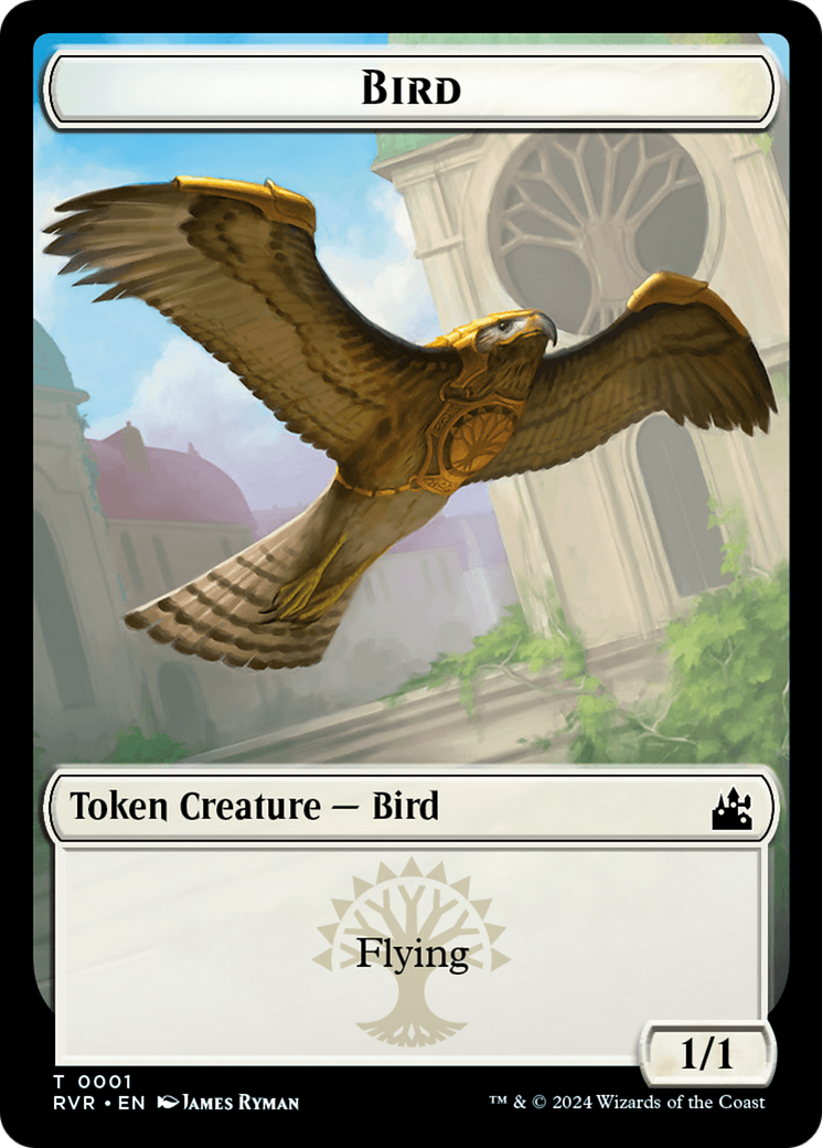 Bird // Wurm Double-Sided Token [Ravnica Remastered Tokens] - The Mythic Store | 24h Order Processing