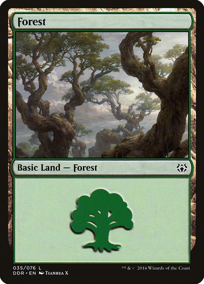 Forest (35) [Duel Decks: Nissa vs. Ob Nixilis] - The Mythic Store | 24h Order Processing