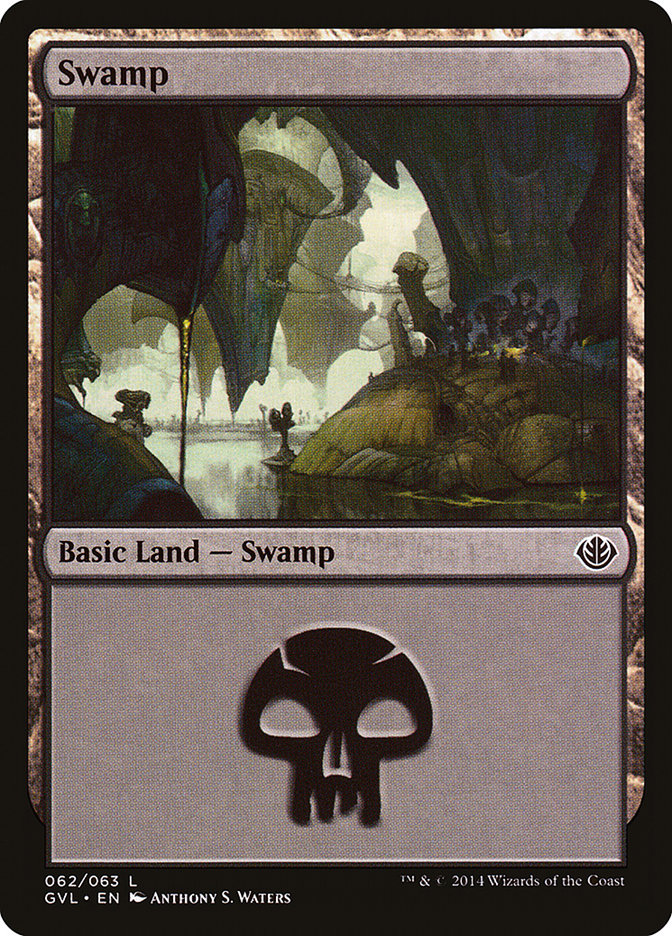 Swamp (62) (Garruk vs. Liliana) [Duel Decks Anthology] - The Mythic Store | 24h Order Processing