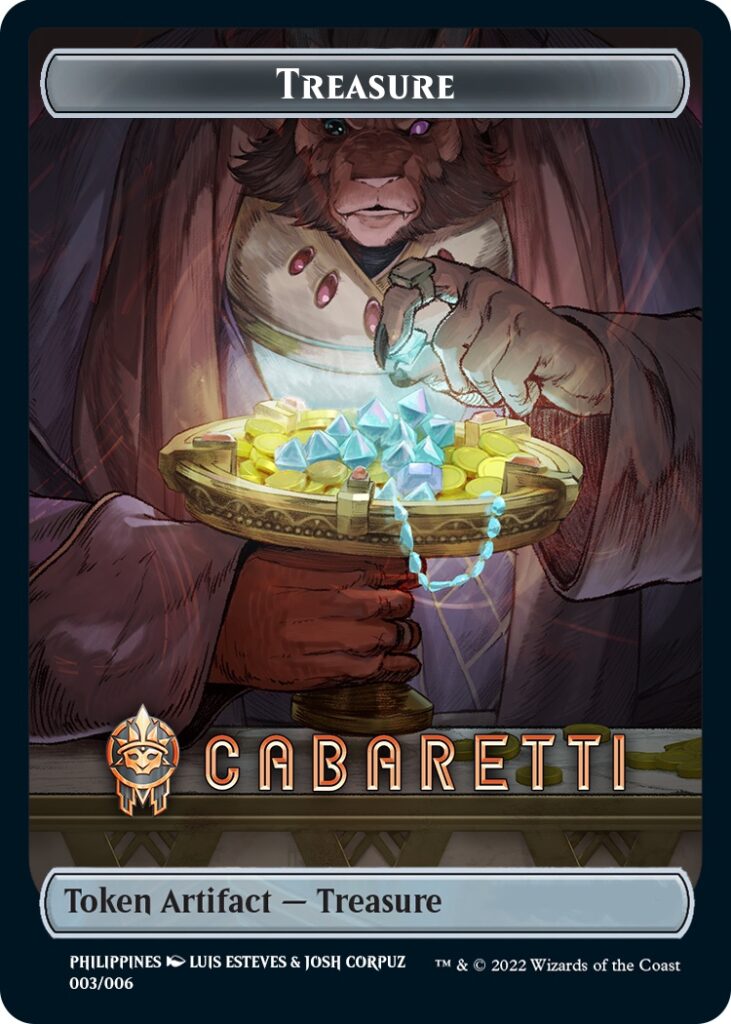 Treasure Token (Cabaretti) (Southeast Asia Artists) [Streets of New Capenna Tokens] - The Mythic Store | 24h Order Processing