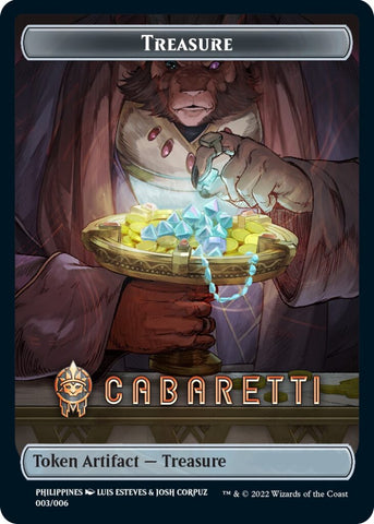 Treasure Token (Cabaretti) (Southeast Asia Artists) [Streets of New Capenna Tokens] - The Mythic Store | 24h Order Processing