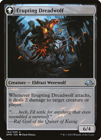 Smoldering Werewolf // Erupting Dreadwolf [Eldritch Moon] - The Mythic Store | 24h Order Processing