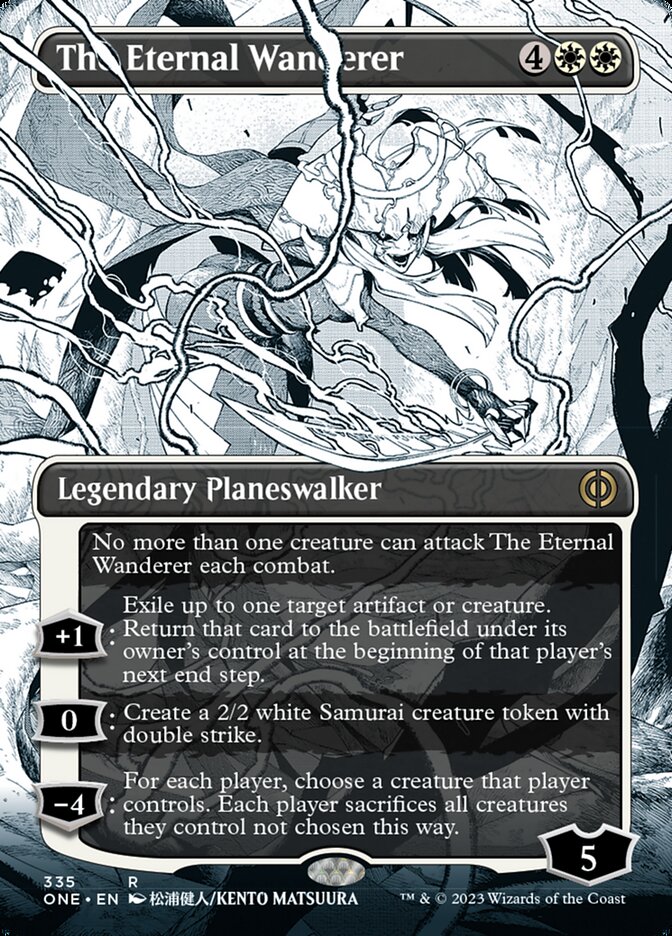 The Eternal Wanderer (Borderless Manga) [Phyrexia: All Will Be One] - The Mythic Store | 24h Order Processing