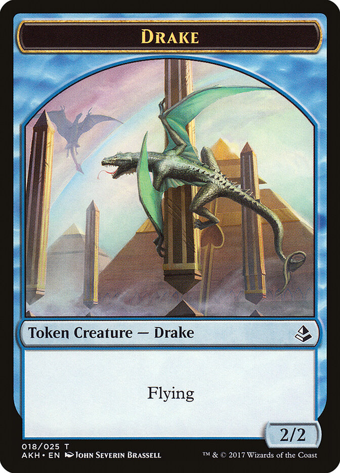 Anointer Priest // Drake Double-Sided Token [Amonkhet Tokens] - The Mythic Store | 24h Order Processing