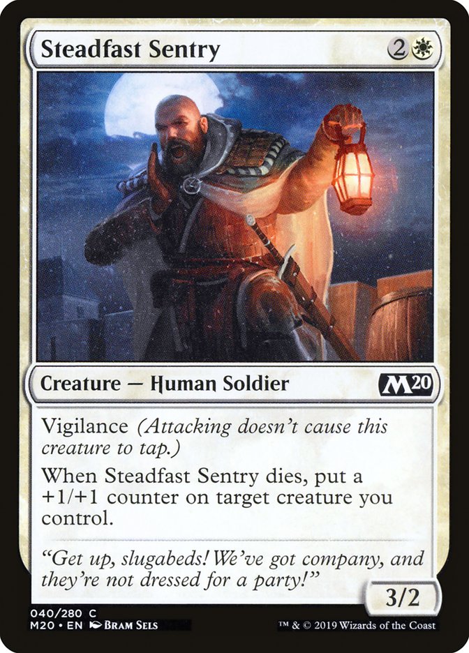 Steadfast Sentry [Core Set 2020] - The Mythic Store | 24h Order Processing