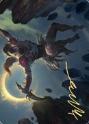 Nighthawk Scavenger Art Card (Gold-Stamped Signature) [Zendikar Rising Art Series] - The Mythic Store | 24h Order Processing