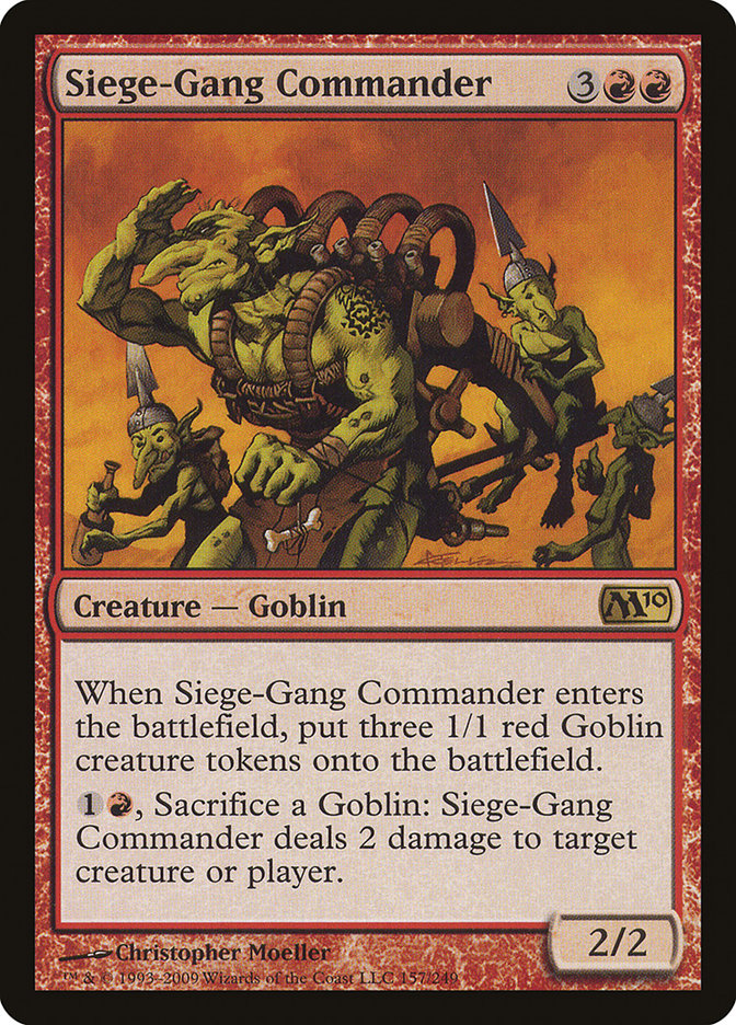 Siege-Gang Commander [Magic 2010] - The Mythic Store | 24h Order Processing