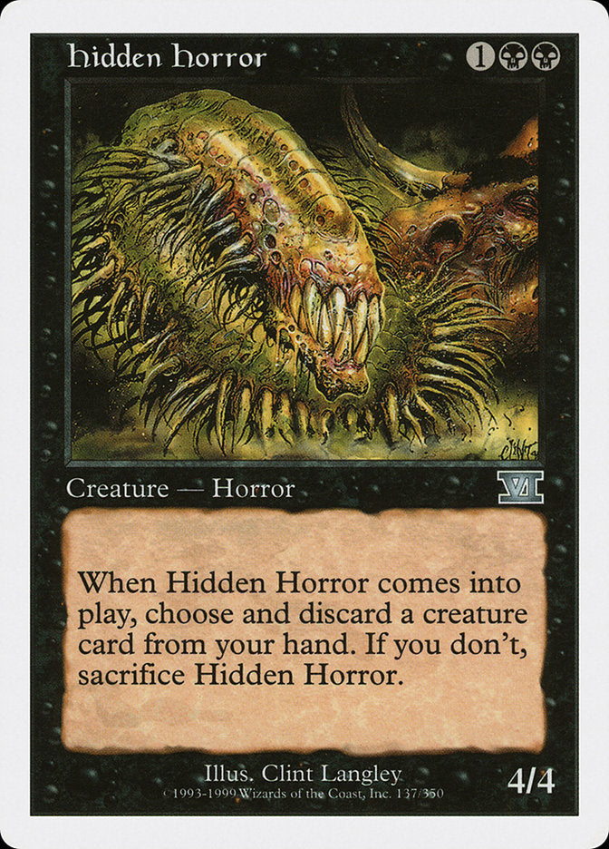 Hidden Horror [Classic Sixth Edition] - The Mythic Store | 24h Order Processing