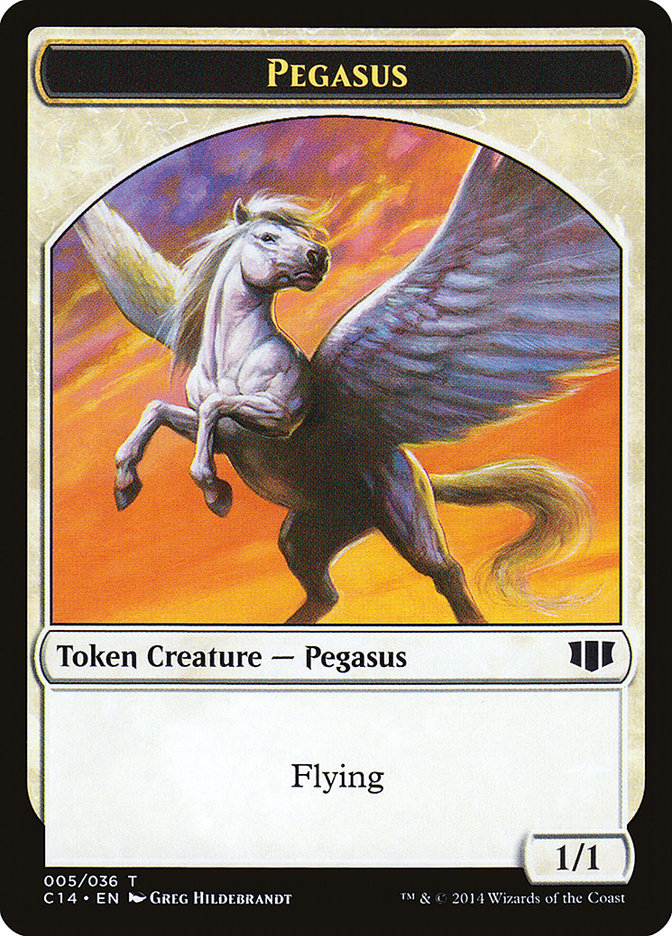 Kor Soldier // Pegasus Double-Sided Token [Commander 2014 Tokens] - The Mythic Store | 24h Order Processing