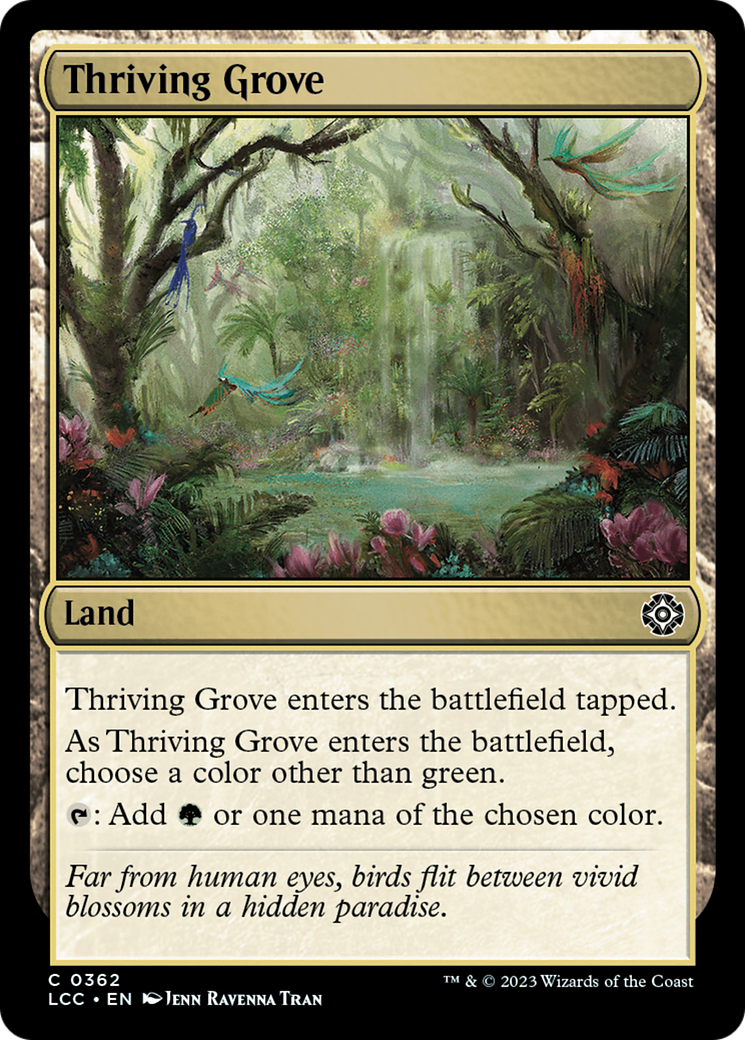 Thriving Grove [The Lost Caverns of Ixalan Commander] - The Mythic Store | 24h Order Processing