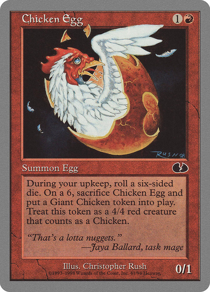 Chicken Egg [Unglued] - The Mythic Store | 24h Order Processing