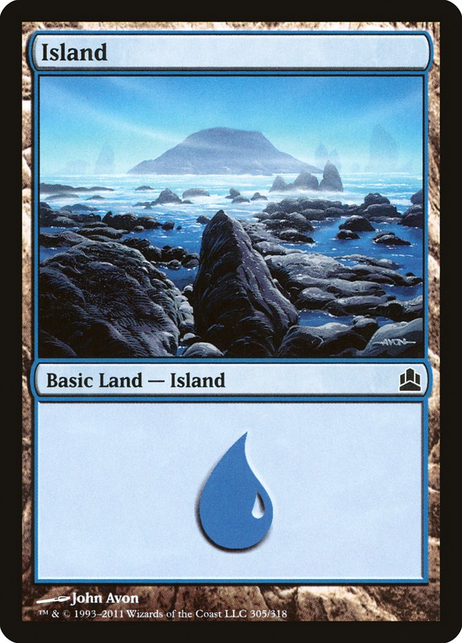 Island (305) [Commander 2011] - The Mythic Store | 24h Order Processing