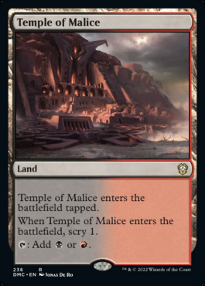 Temple of Malice [Dominaria United Commander] - The Mythic Store | 24h Order Processing