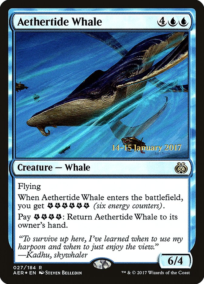 Aethertide Whale [Aether Revolt Prerelease Promos] - The Mythic Store | 24h Order Processing