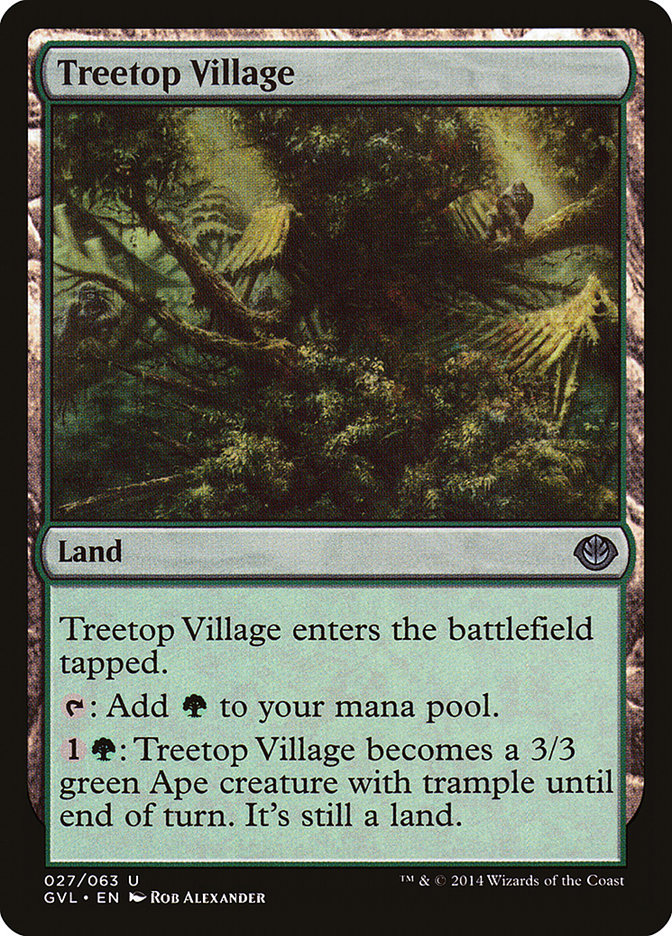 Treetop Village (Garruk vs. Liliana) [Duel Decks Anthology] - The Mythic Store | 24h Order Processing