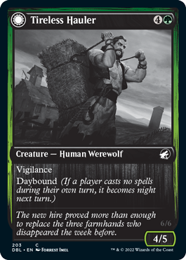 Tireless Hauler // Dire-Strain Brawler [Innistrad: Double Feature] - The Mythic Store | 24h Order Processing